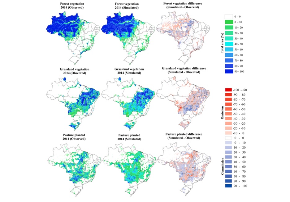 Cenários de uso e cobertura da terra no Brasil 2050