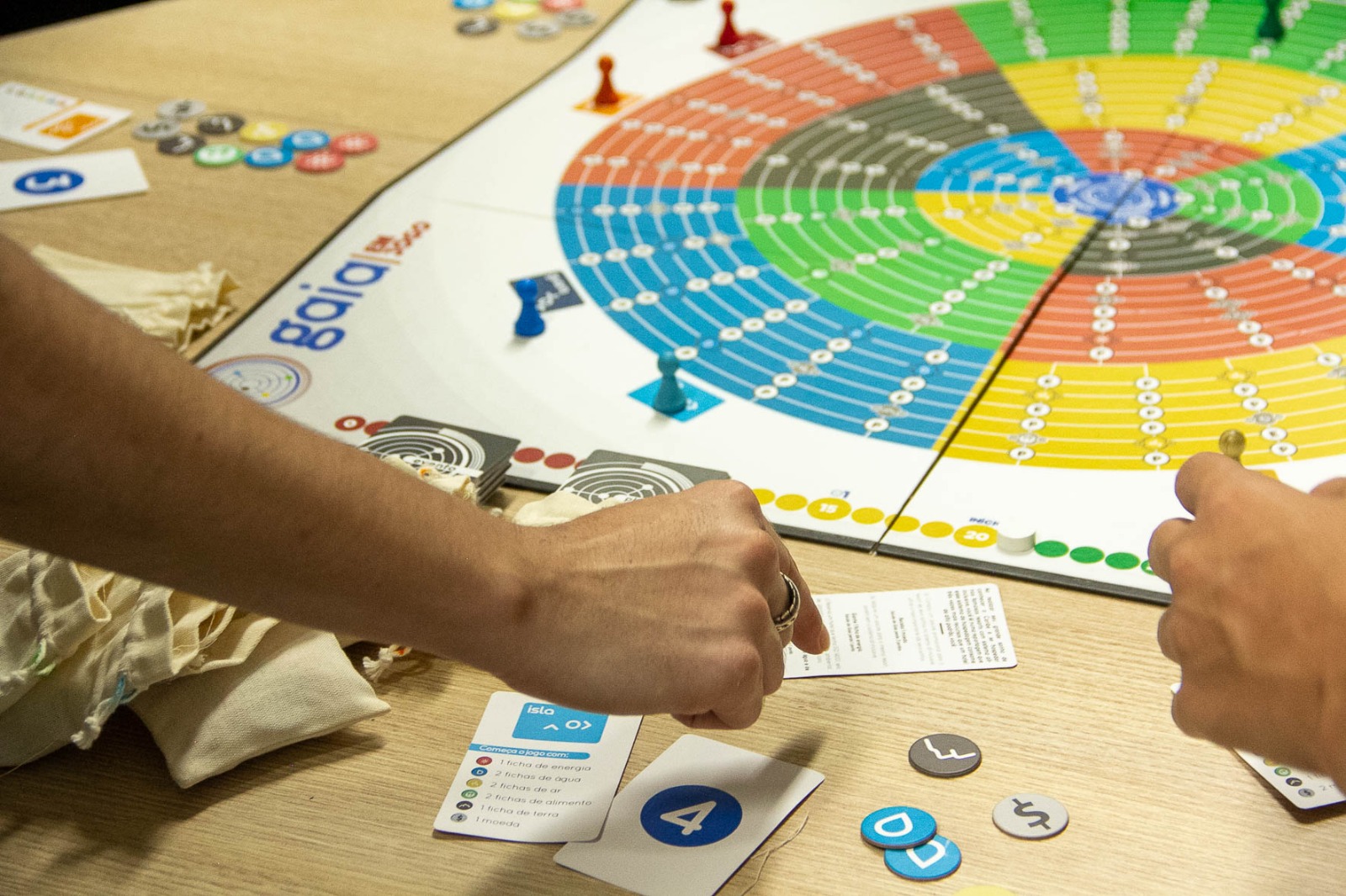 Gaia em Jogo, produto desenvolvido pela Pós-Graduação em Ciência do Sistema Terrestre (PG-CST) do INPE, esteve presente no Science Days – 2023 edition.